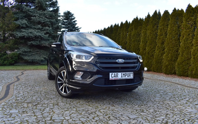 Ford Kuga cena 73500 przebieg: 118357, rok produkcji 2018 z Stoczek Łukowski małe 781